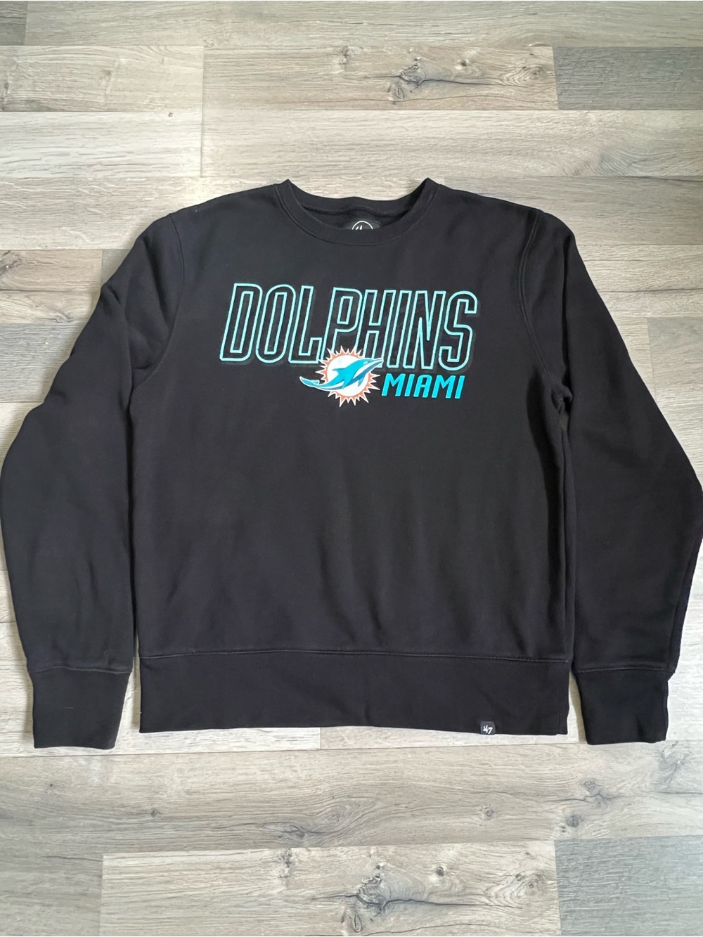 47 brand Miami Dolphins NFL Crewneck sweatshirt Black men’s sizes medium